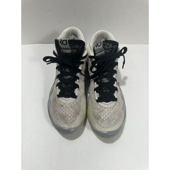 Nike KD 12 TB Wolf Wh/Bl Glow In Dark CN9518-100 Shoes Mens Kevin Durant Sz‎ 6.5 - Picture 2 of 12